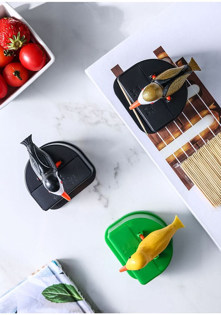 Automatic Bird Toothpick Holder – Push-Type Dispenser