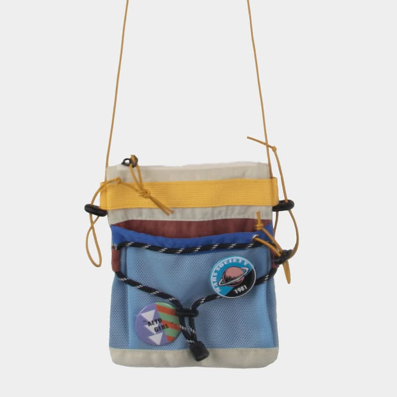 Mini Camping-Style Crossbody Bag – Cute Small Shoulder Bag