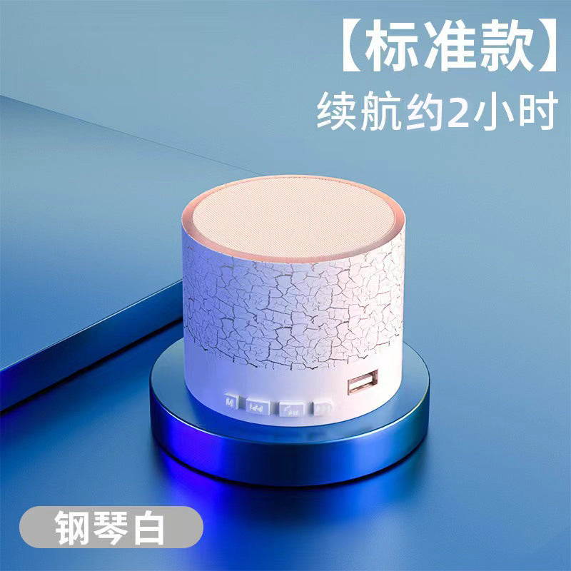 Bluetooth 5.0 Mini Speaker – Wireless Metal Portable Subwoofer with Voice Prompts