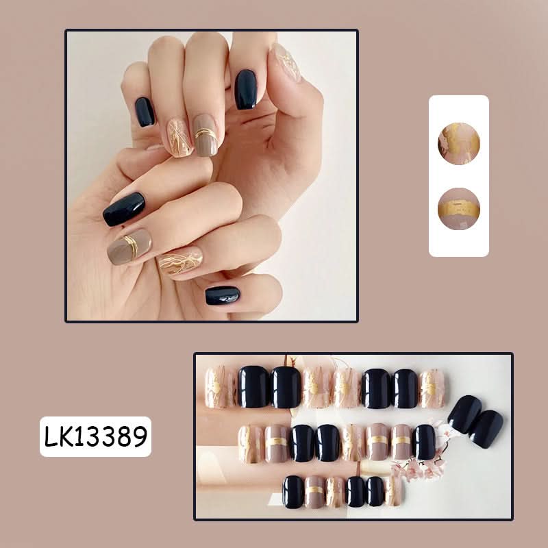Autumn & Winter Style Colored Nail Art Pieces