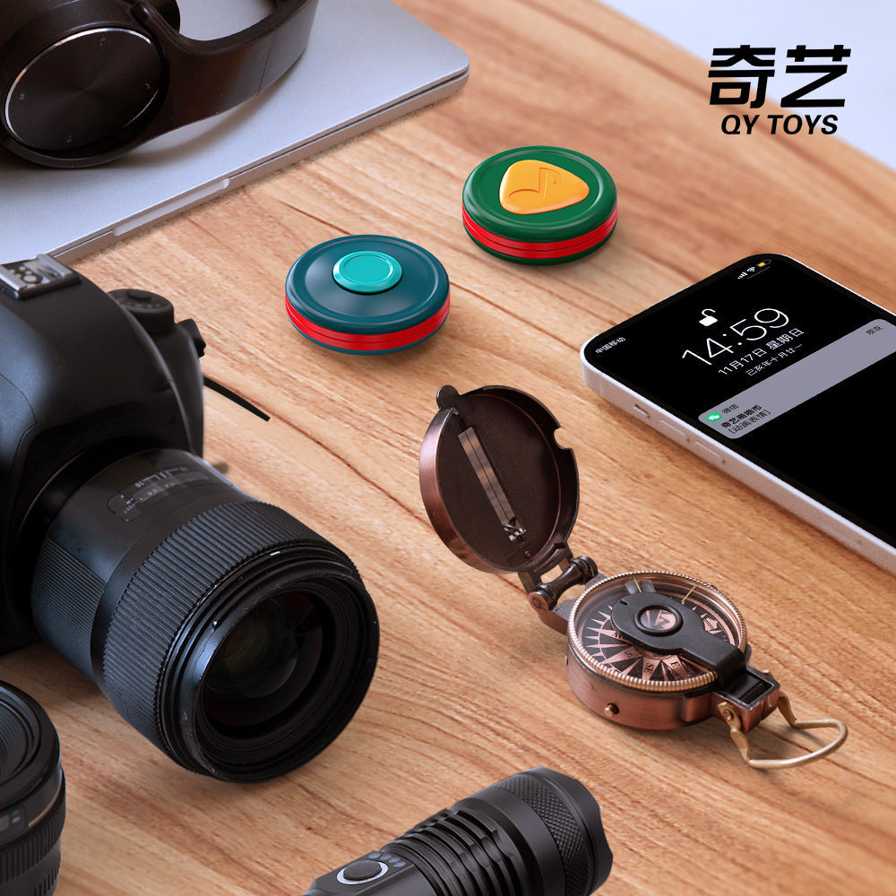 Qiyi PaPa Coin Fidget Spinner – Portable EDC Decompression Toy & Educational Tool for Kids