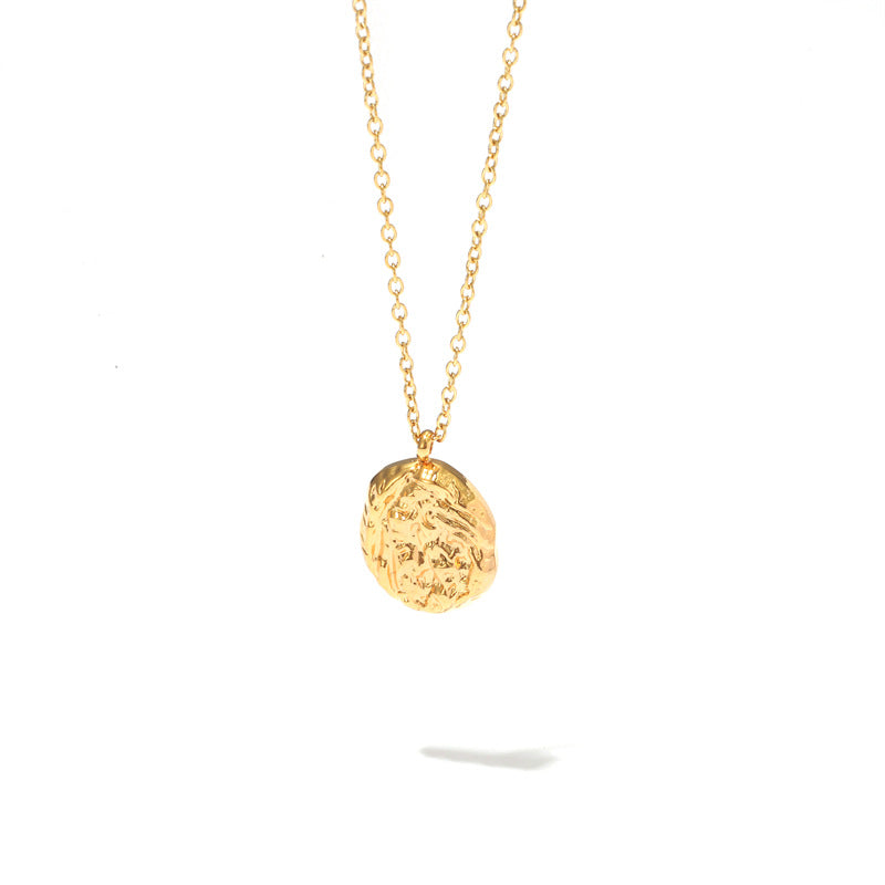 Trendy Gold Stainless Steel Pendant Necklace with Cute Charms – Stylish Jewelry