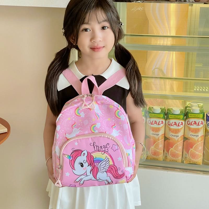 Cute Unicorn & Dinosaur Kindergarten Backpack – School Bag for Boys & Girls