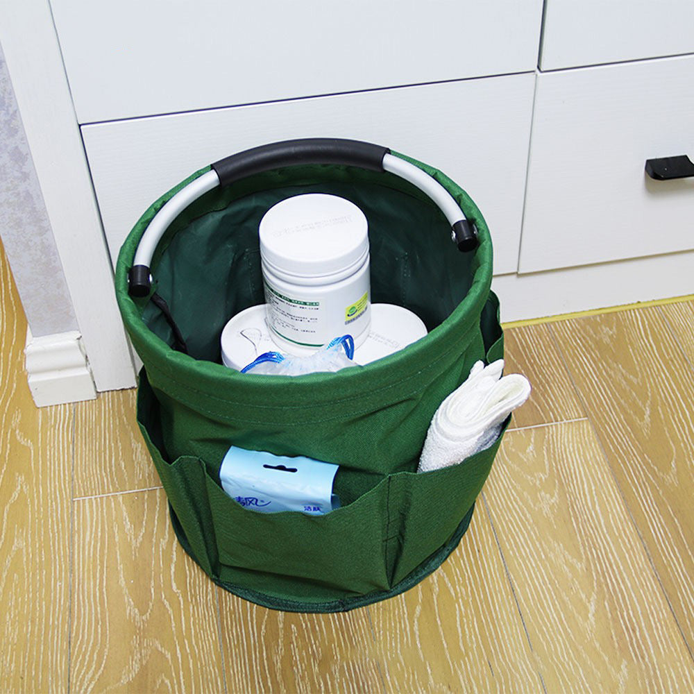 Foldable Large-Capacity Storage Bag – Oxford Cloth Picnic & Travel Organizer Basket