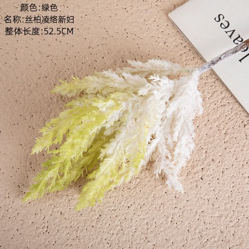 Set of 2 pcs. Artificial Wedding Flower & Green Plant