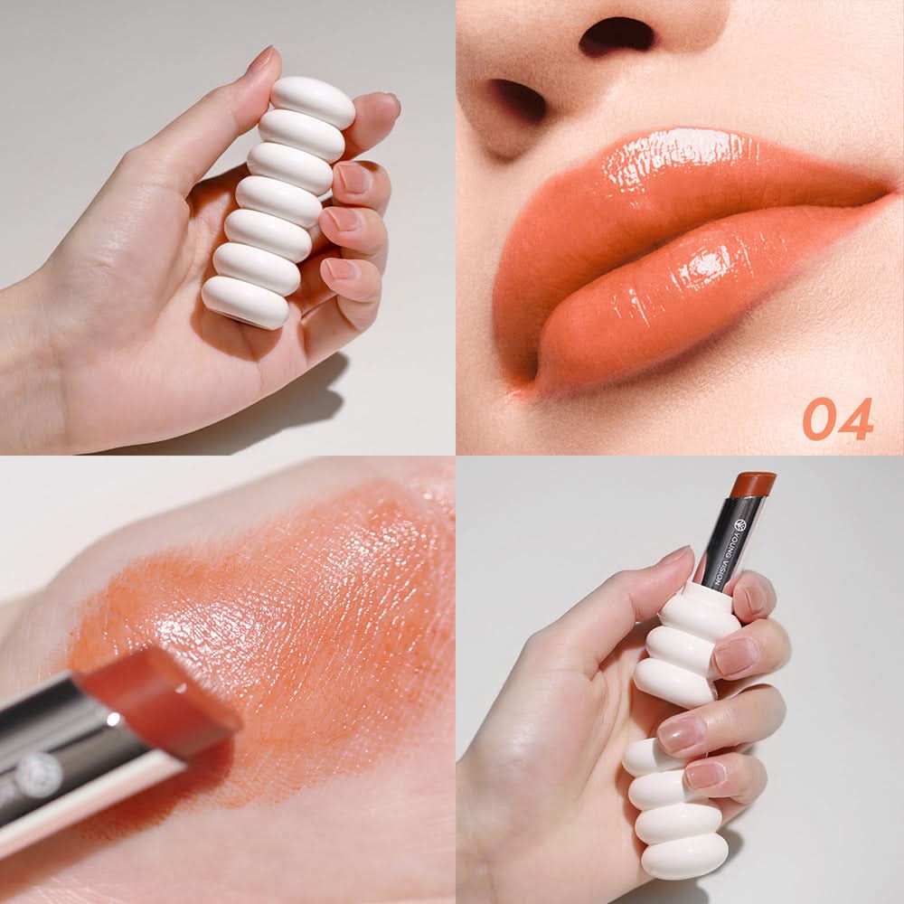YOUNG VISION Spiral Lipstick – Moisturizing, Glitter Finish, Nourishing Formula