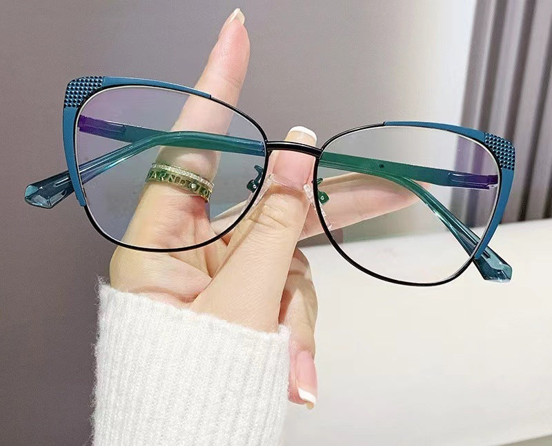 Women’s Cat-Eye Anti-Blue Light Glasses – Fashion Slim Frame, Full-Rim Screen Eyewear