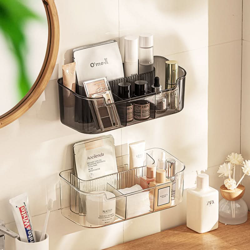 Punch-Free Cosmetic Organizer with Partitions - PET Plastic