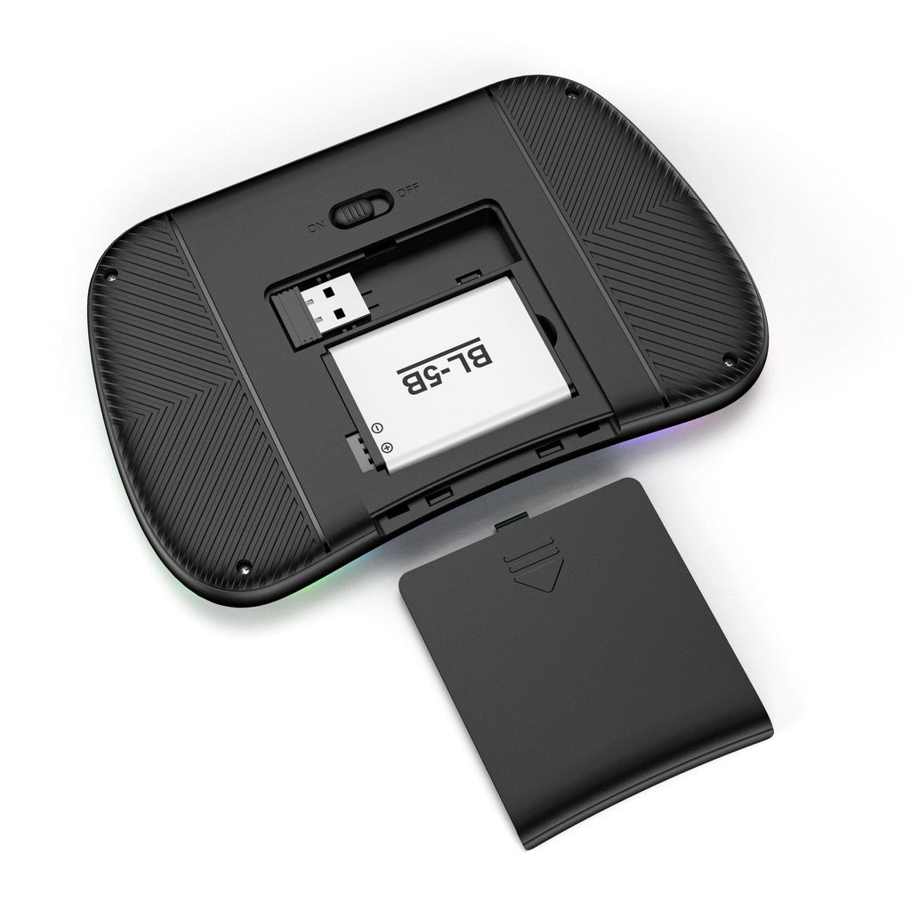 Wireless RGB Backlit Keyboard with Touchpad – Compact Multi-Key Design