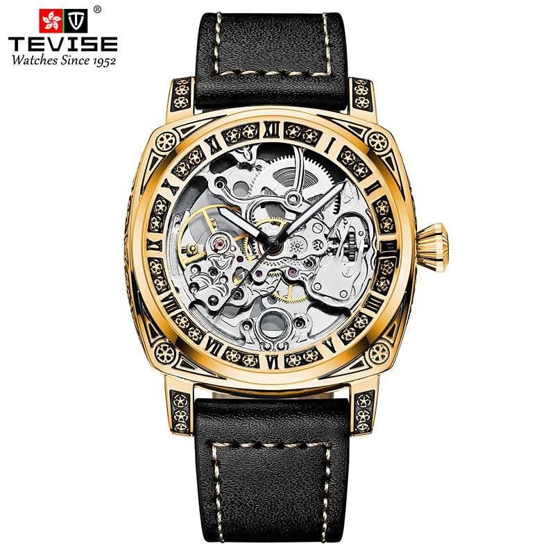 Men’s Automatic Leisure Style Mechanical Watch – 24-Hour Display