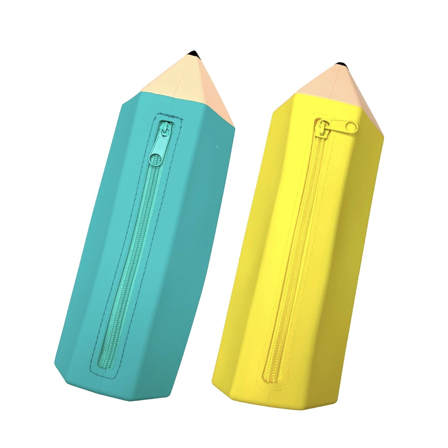 Silicone Pencil Case with Zipper Closure
