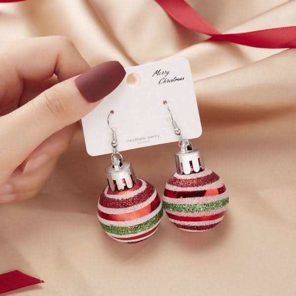Christmas Snowflake Resin Earrings for Women