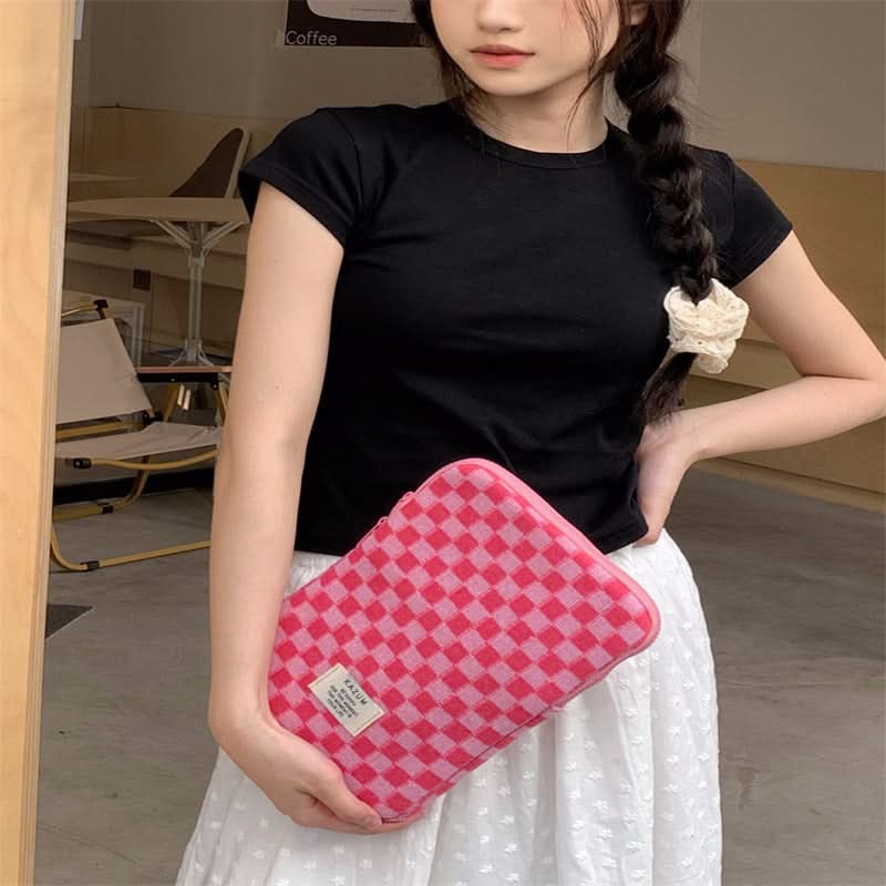 Checkerboard Laptop Tablet Bag 11 Inch
