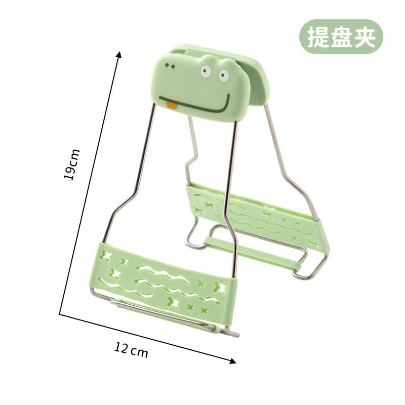 Anti-Scald Bowl Clip & Plate Holder – Heat-Resistant Kitchen Tongs for Hot Dishes