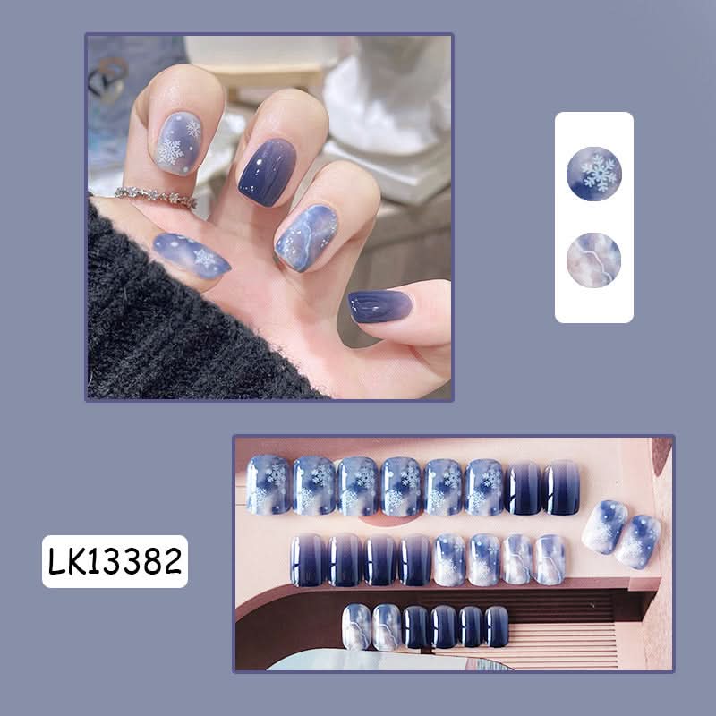 Autumn & Winter Style Colored Nail Art Pieces