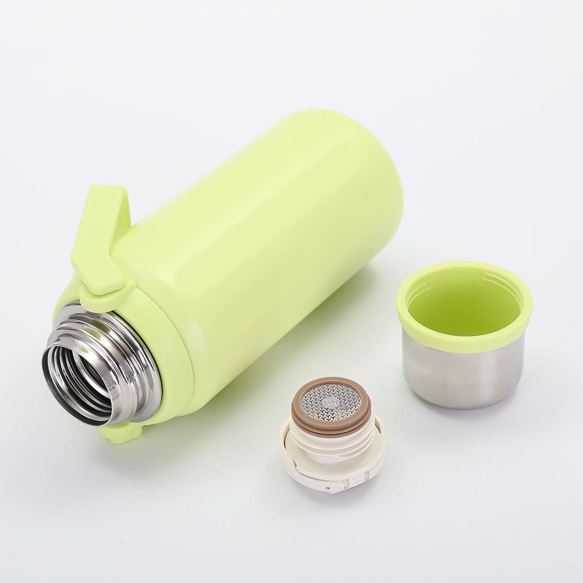 Stainless Steel Thermos with Handle – Cute & Durable Travel Cup