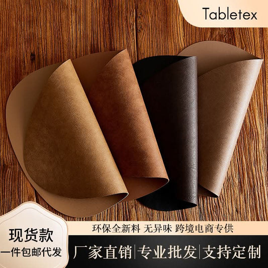 Waterproof PVC Leather Placemats - Luxury Design