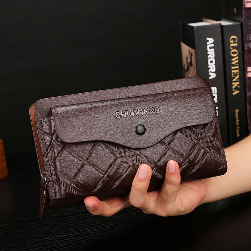 Men’s PU Leather Business Briefcase – Light Luxury Style