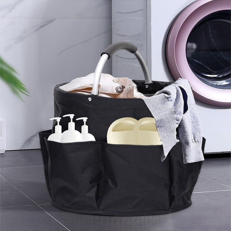 Foldable Large-Capacity Storage Bag – Oxford Cloth Picnic & Travel Organizer Basket