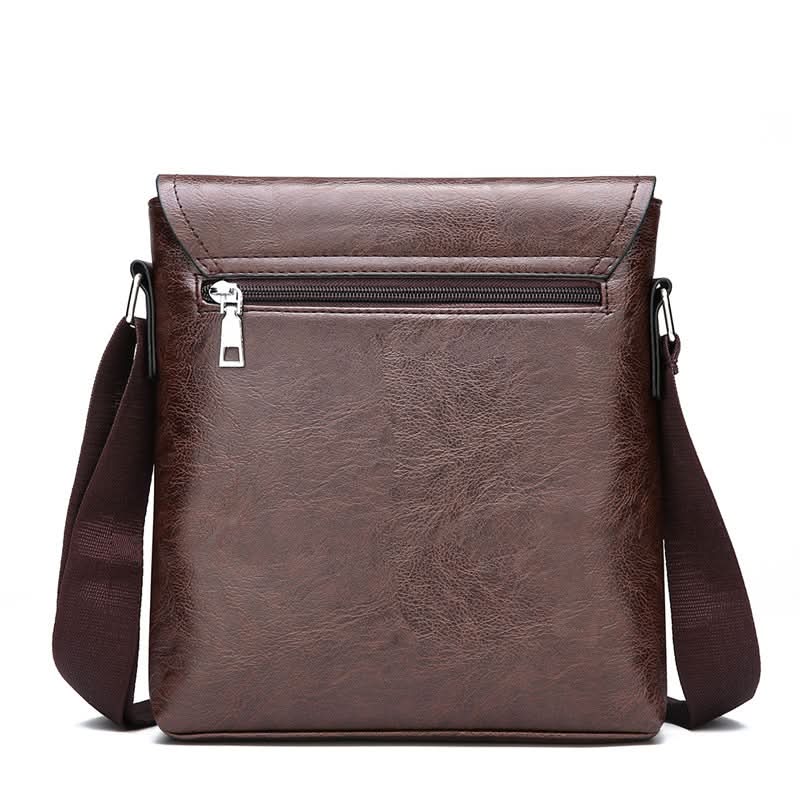 Men’s PU Leather Messenger Bag Set – Waterproof Handbag