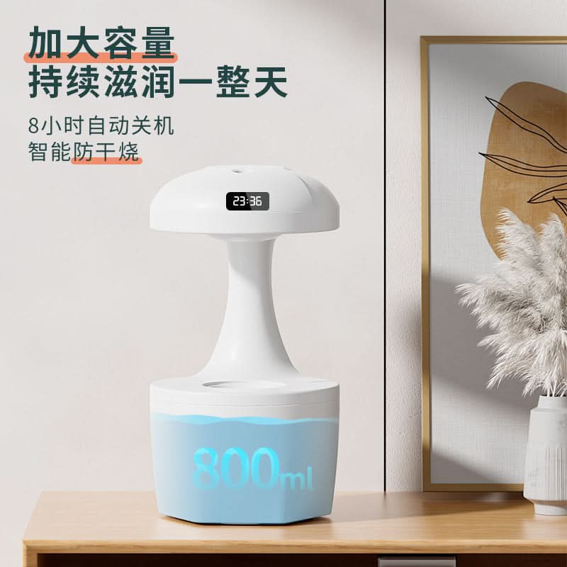Anti-Gravity Water Drop Humidifier – Large Mist Volume