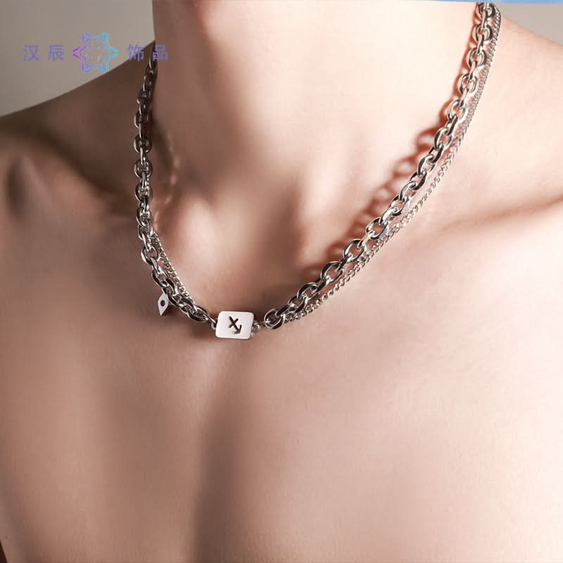 Men’s trendy Zodiac Necklace – Cuban Chain Jewelry