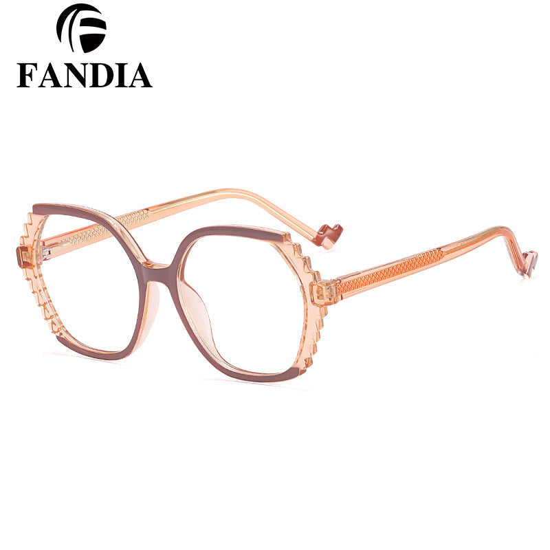 Women’s Oversized Alien Frame Glasses – Anti-Blue Light & UV Protection