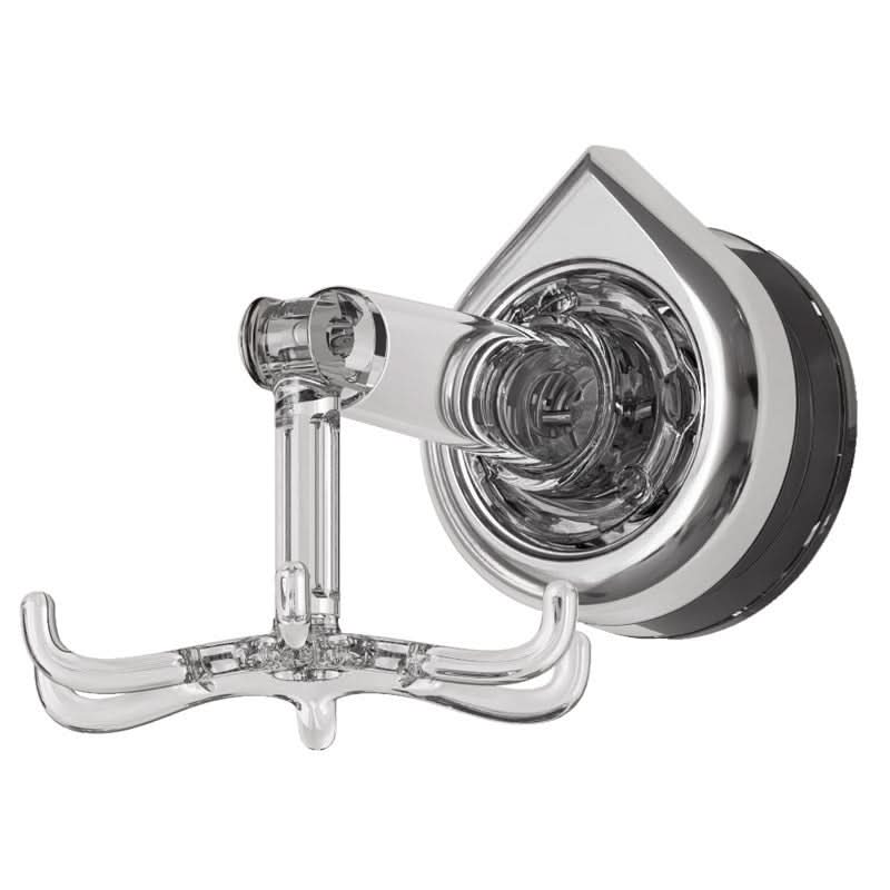 360° Rotating Suction Cup Hook – Kitchen & Bathroom Wall Mount Organizer