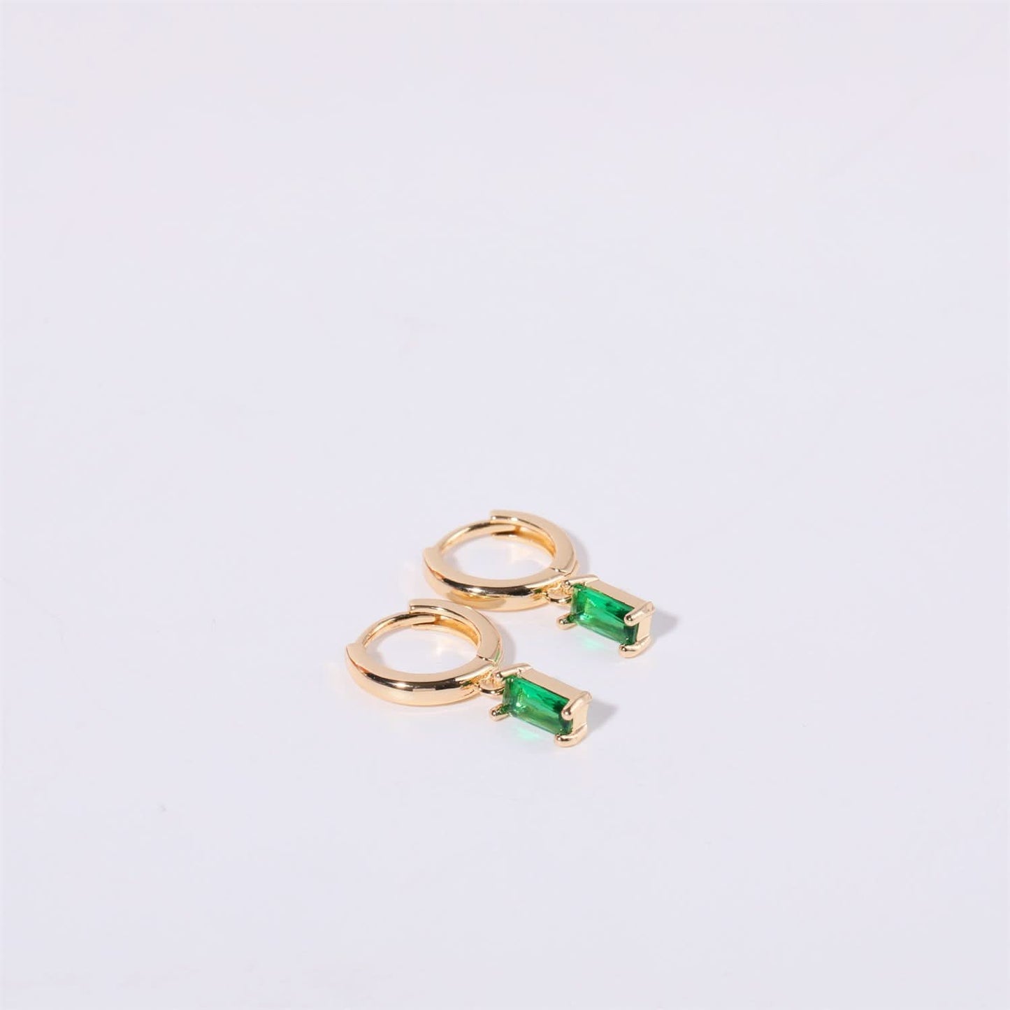 Birthstone Hoop Earrings for Women – Crystal Hoops, Retro Chic Style