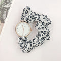 Women’s Leopard & Houndstooth Print Watch – Quartz Movement, Fashion Strap
