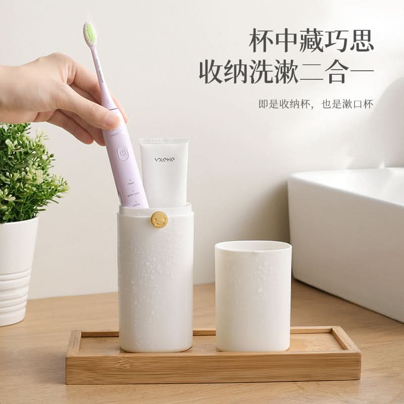 Portable Travel Toothbrush Case – Multifunctional Toothbrush Storage Cup