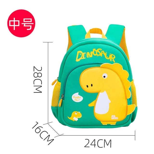 Cute Dinosaur Cartoon School Bag for Kids – Mini Backpack for Boys & Girls