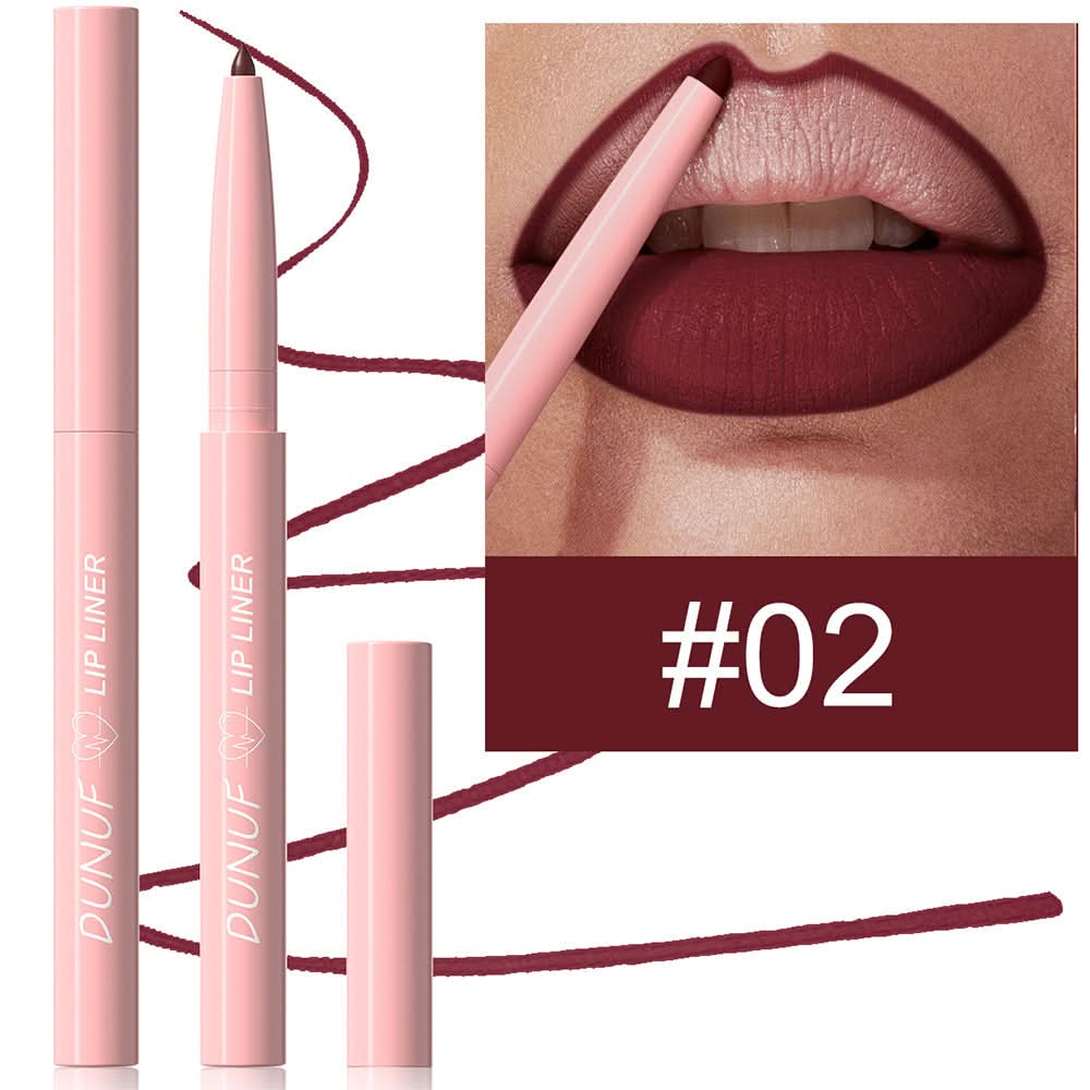 DUNUF Matte Velvet Lip Liner Set – Easy to Apply, Long-Lasting
