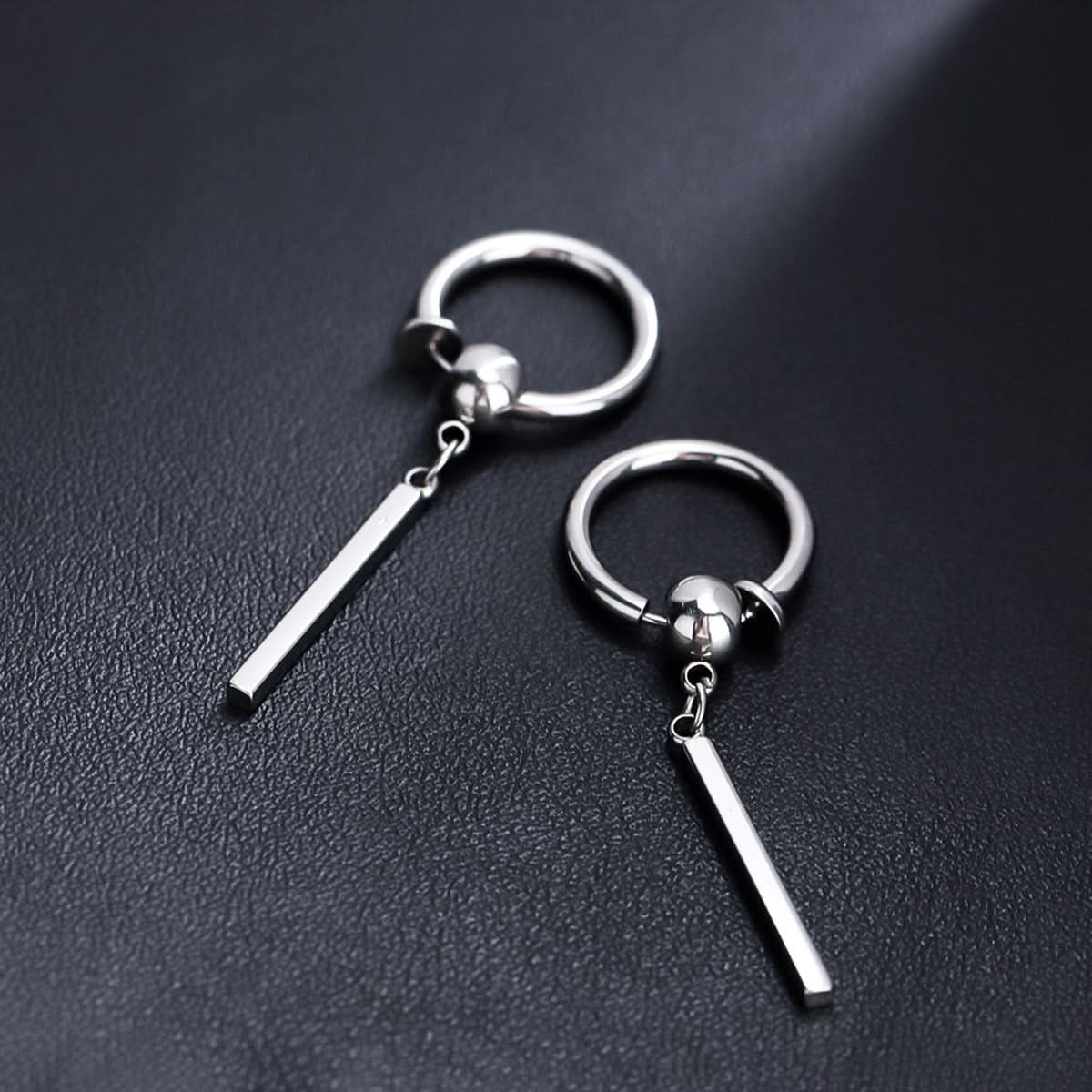 Unisex Sauron Hoop Earrings – Minimalist Fashion Jewelry