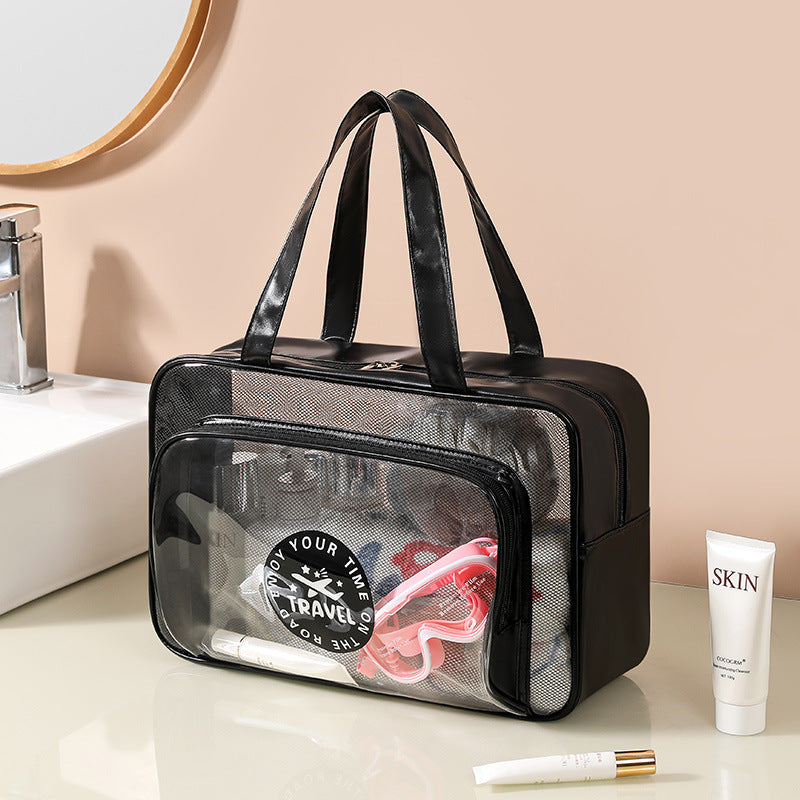 Waterproof Toiletry Bag – Large Capacity Travel Organizer with Wet & Dry Separation