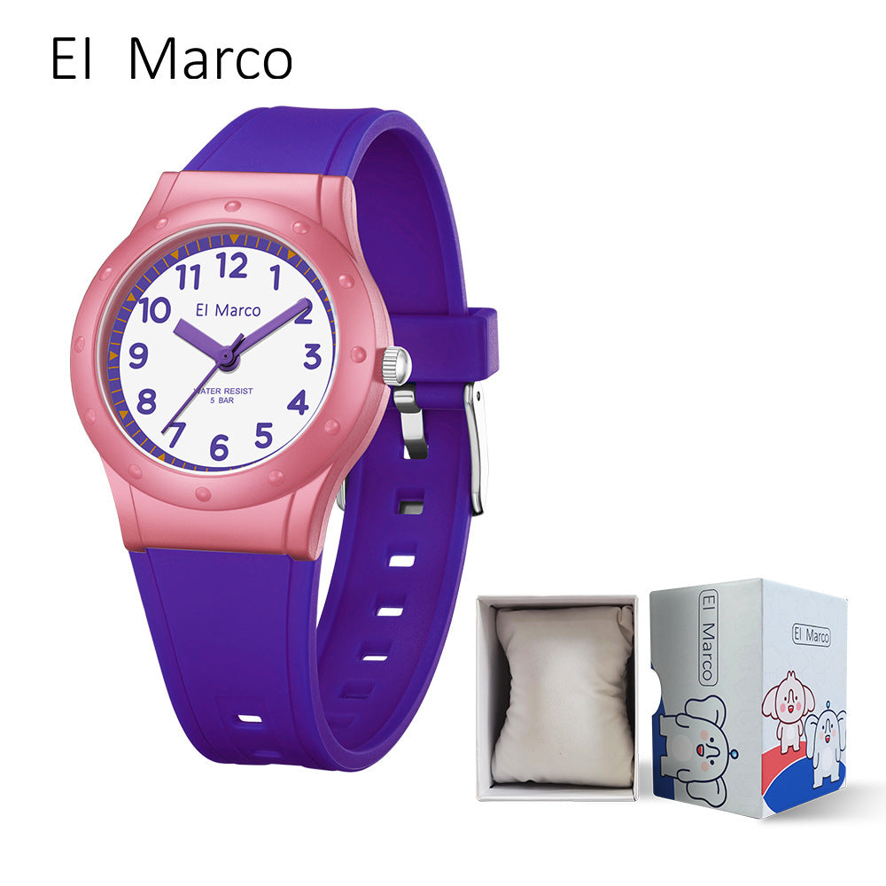 Little Elephant Marco Kids Quartz Watch – Waterproof Analog Watch for Boys and Girls