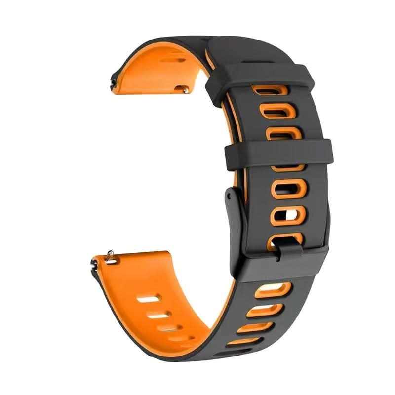 Suitable for Huawei GT3 sports watch with Samsung watch3 two-color breathable GT2 silicone wristband 20/22mm