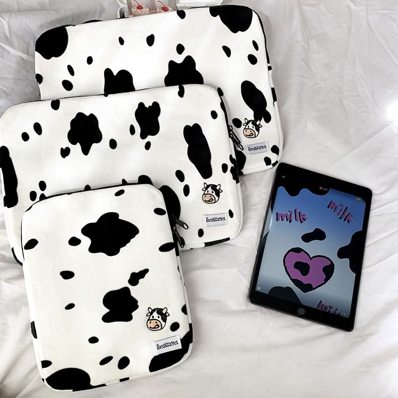 Cute Cow Print Laptop & Tablet Sleeve