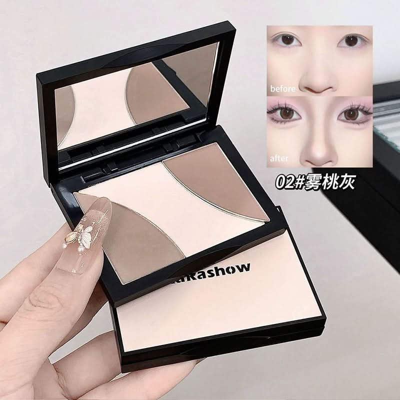 3-Color Contour Palette – Sculpting, Highlighting & Shading for a Defined, 3D Look
