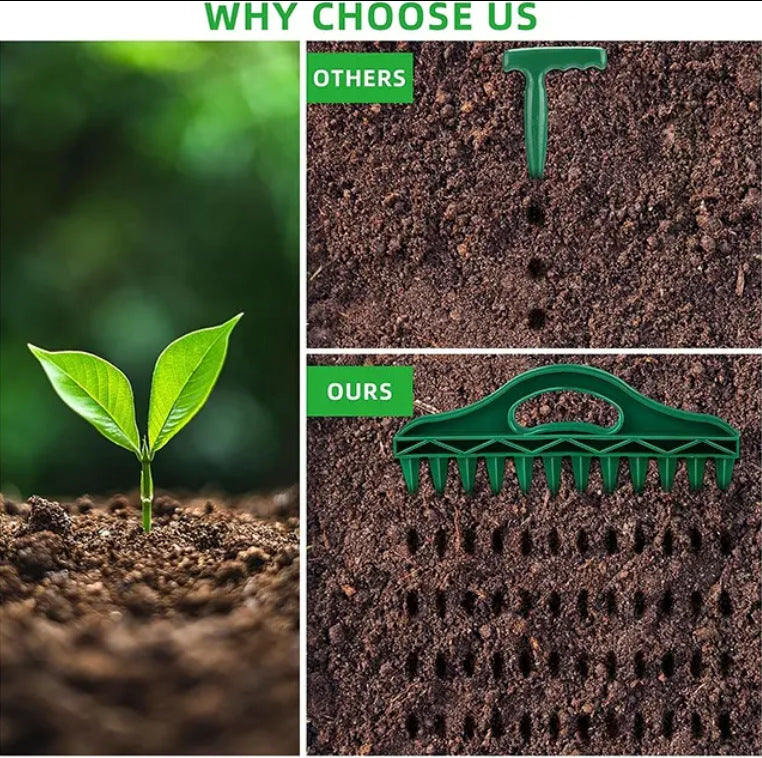 Garden Seed Punch Tool – Quick Soil Loosening & Precision Planting Accessory