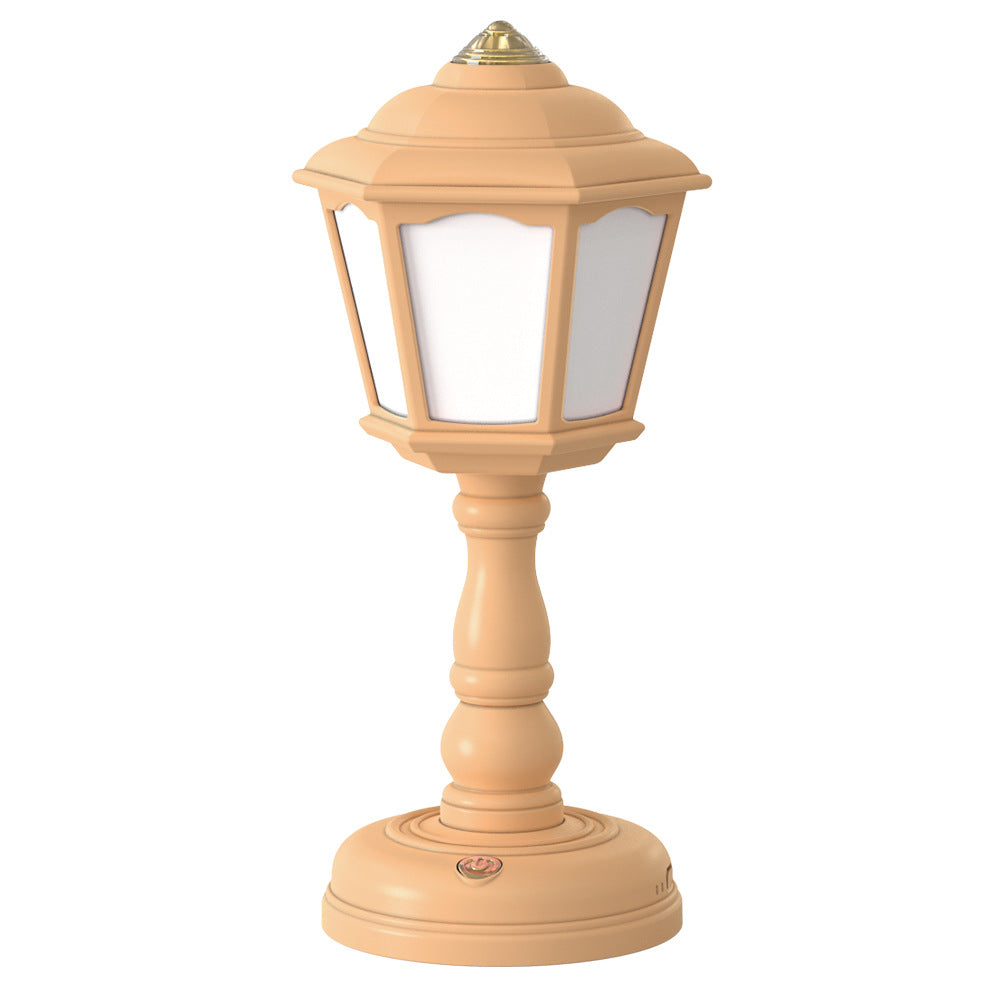 Modern LED Touch Desk Lamp – USB Rechargeable Night Light for Bedroom or Gift Use