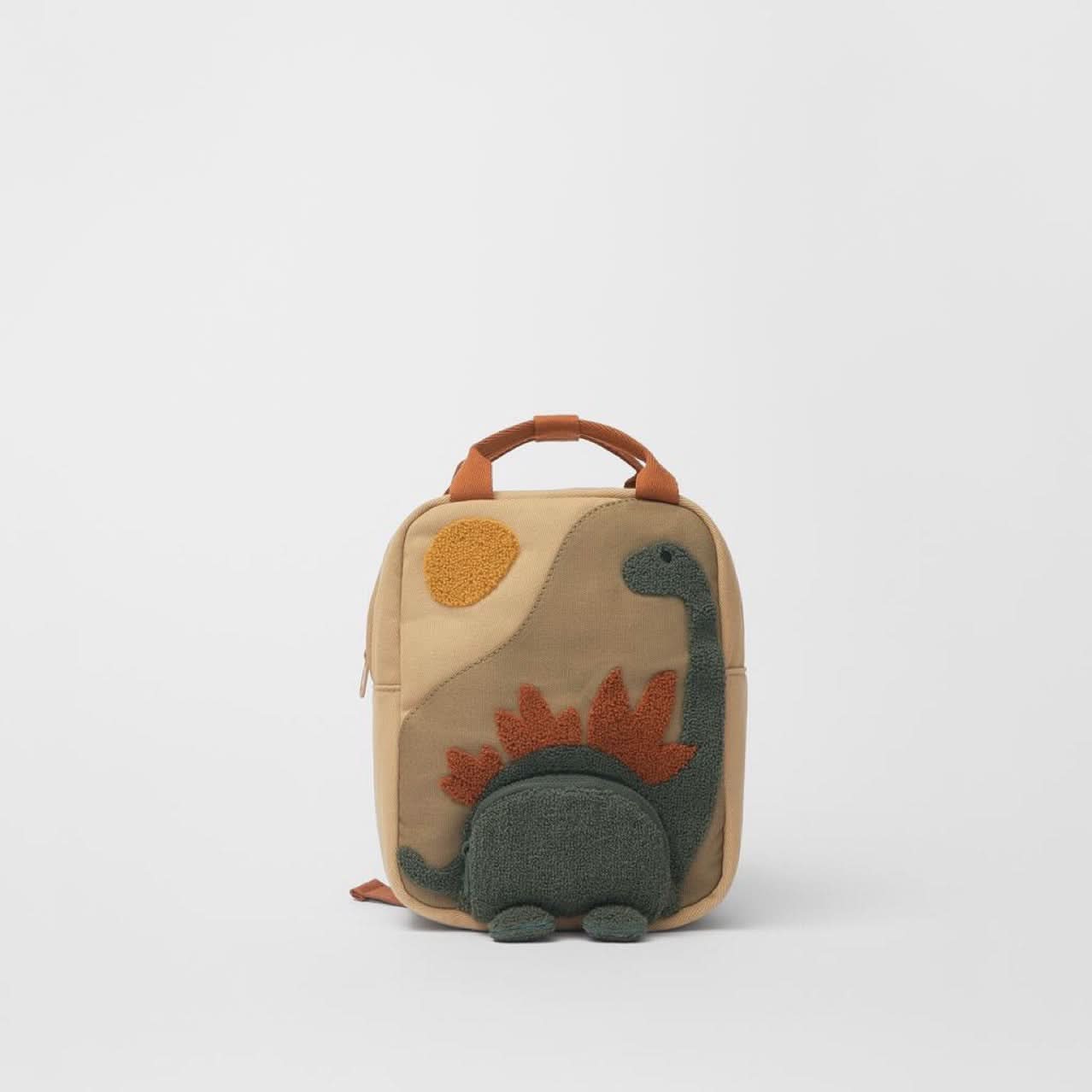 Toddler Dinosaur Backpack – Cute Canvas Kids' School Bag for Kindergarten