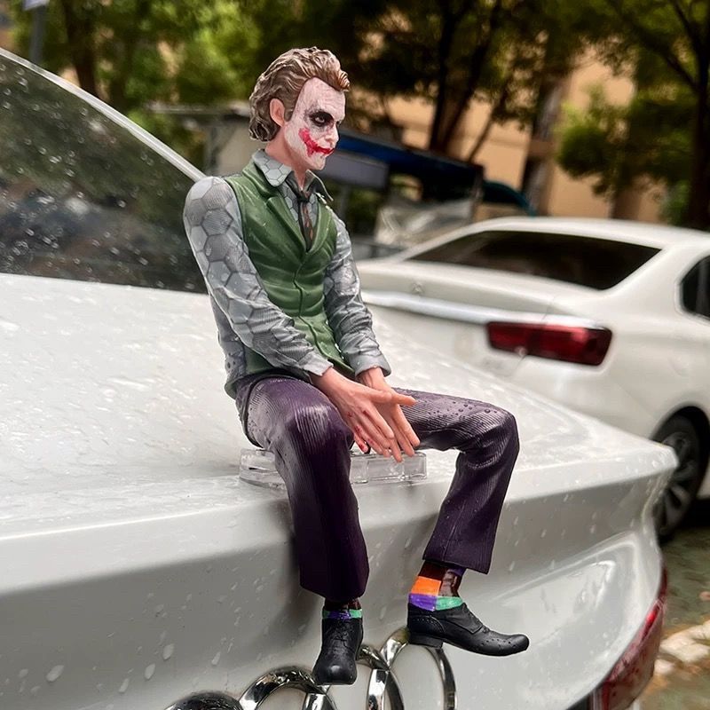 Roof Joker Car Ornament – Heath Ledger Sitting Figure Tail Pendant