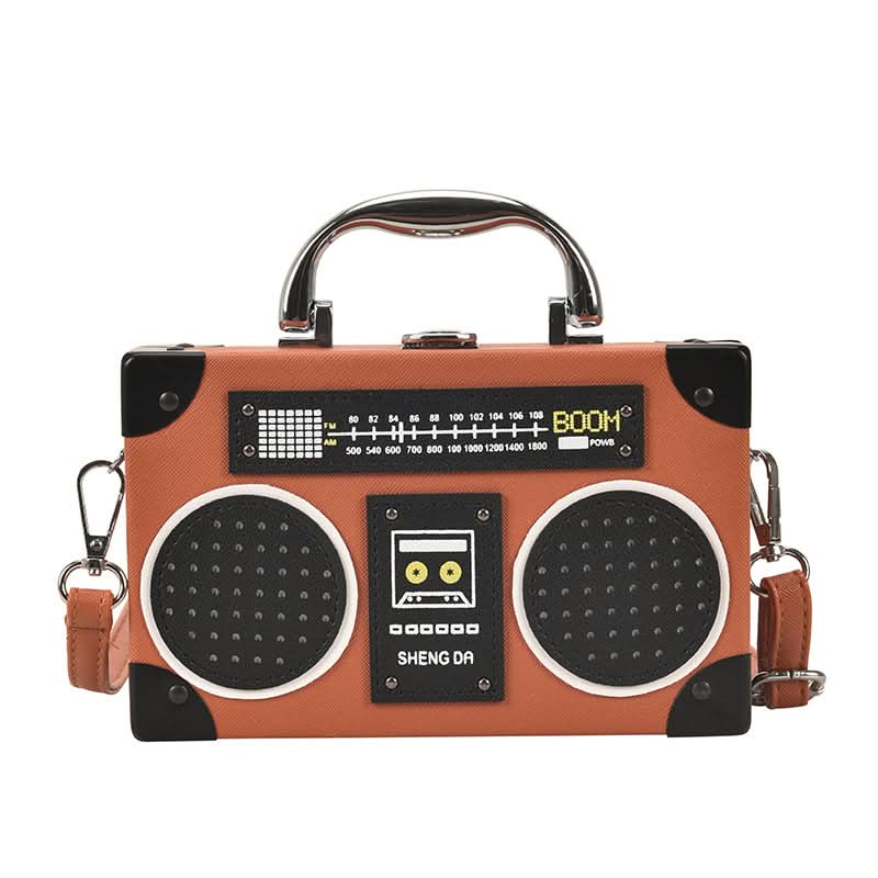 Retro Radio Shoulder Bag for Women
