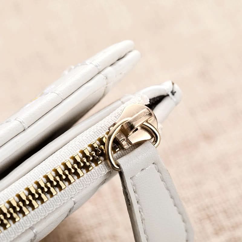 Ultra-Thin Floral Card Holder – Compact Wallet