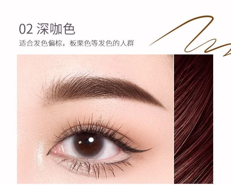 VLONCA Dual-Head Automatic Eyebrow Pencil – Smudge-Proof, Ultra-Fine Tip for Natural Brows