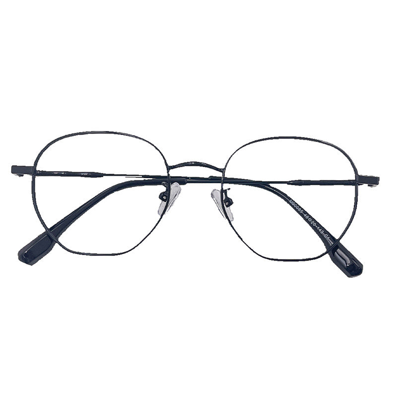 Artistic Hexagon Anti-Blue Light Glasses – Polygonal Full Frame Unisex Eyewear
