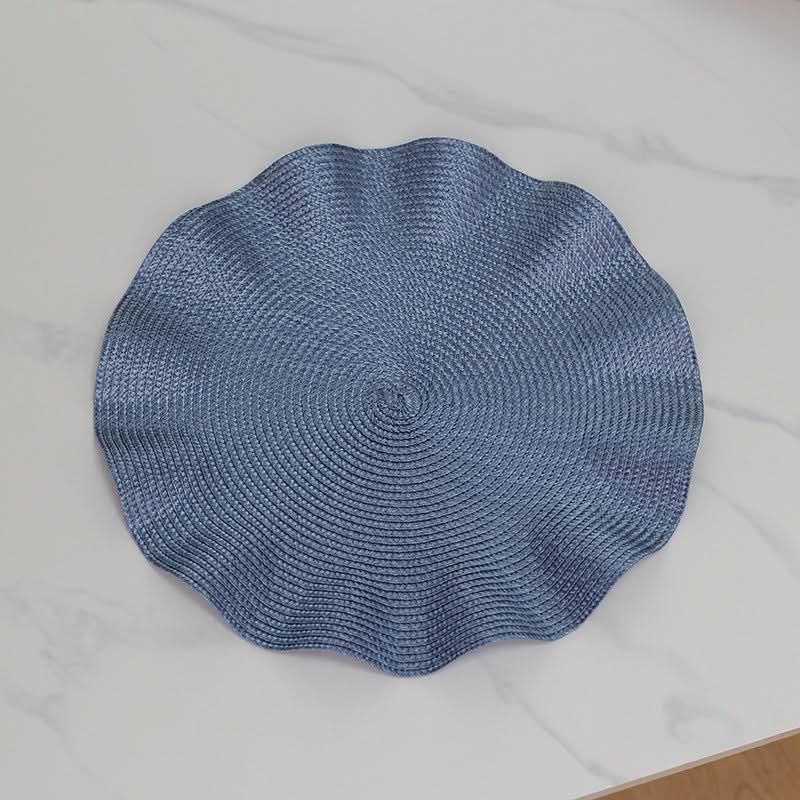 Thick Woven PP Ruffle Placemats & Coasters