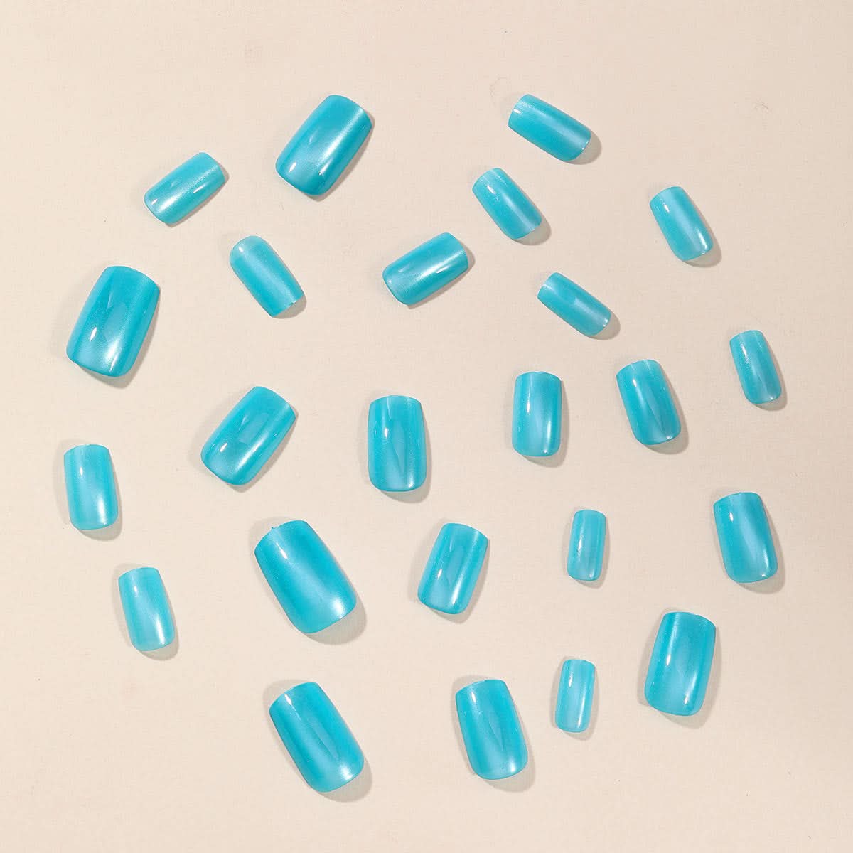 Wearable Square Moonlight Cat's Eye Nail Art