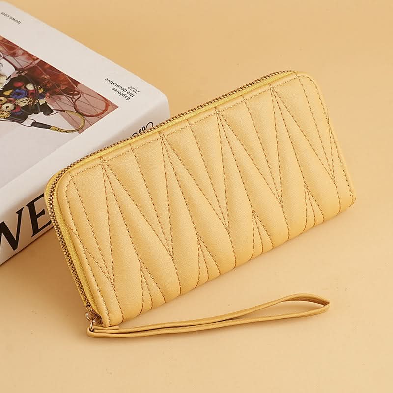 Women’s Wallet – Elegant Zipper Clutch Bag, Short & Long